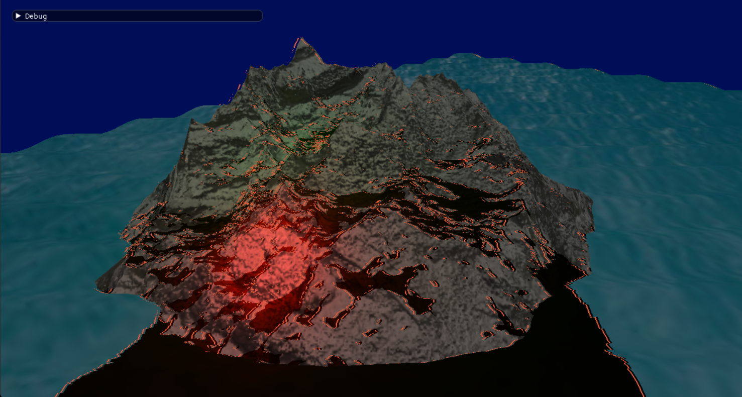 Point light terrain interaction