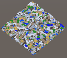 Biome-Coloured Heightmap