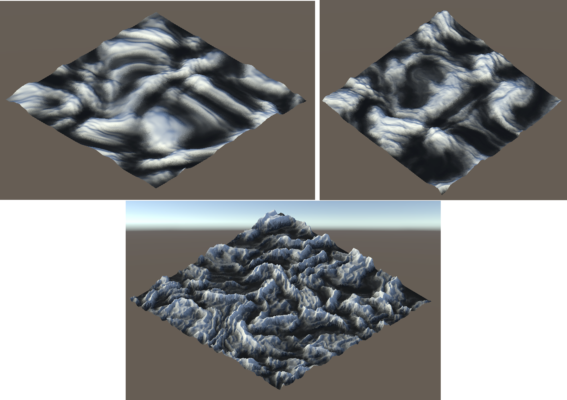Generated Terrain Meshes